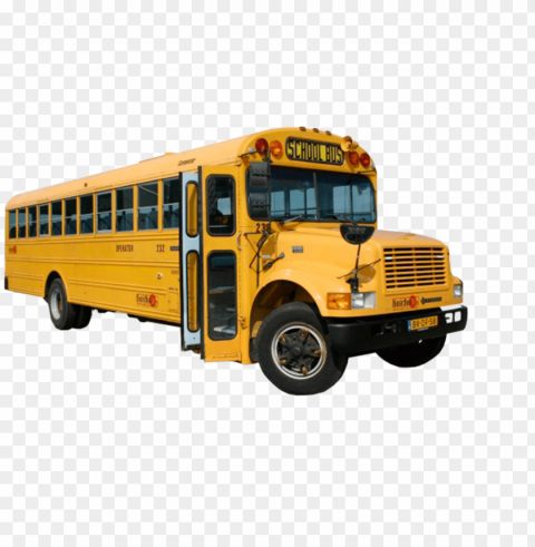 school bus ClearCut Background Isolated PNG Graphic Element