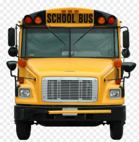 school bus ClearCut Background PNG Isolated Element