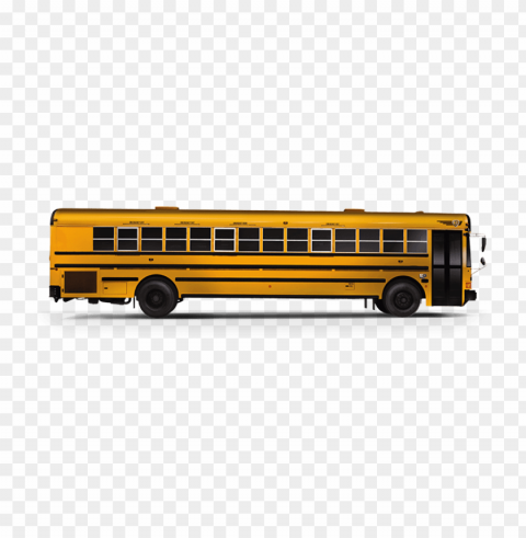 school bus side PNG Image Isolated with Clear Transparency