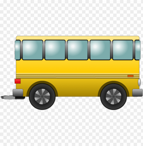 school bus side PNG Image Isolated with Transparency