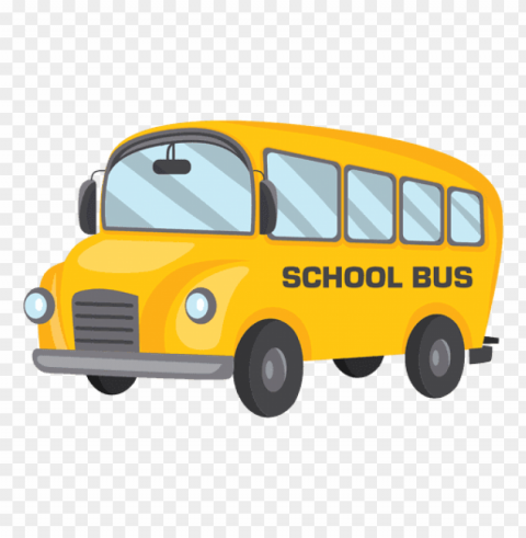 school bus side PNG Image with Clear Background Isolated