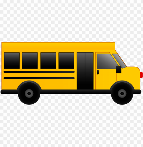 school bus side PNG Image with Clear Isolated Object