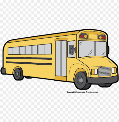 School Bus Side PNG Image With Clear Isolation