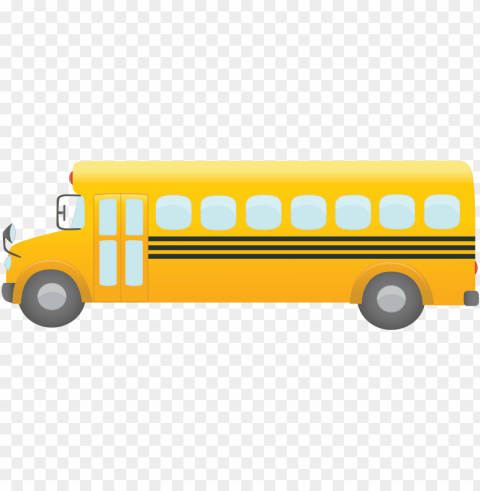 School Bus Side PNG Images For Printing