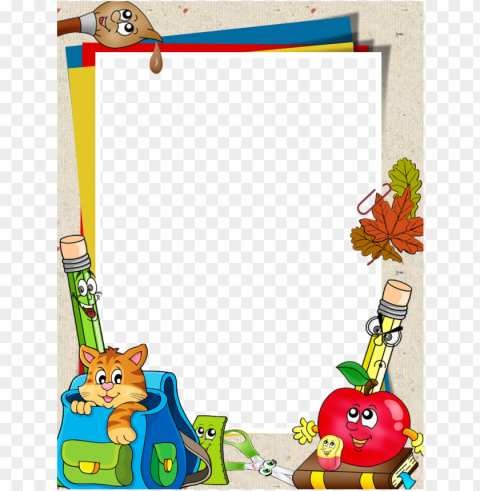 school clipart border design - borders and frames for school PNG images transparent pack