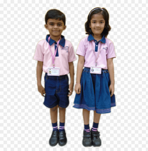 school going children PNG Image with Clear Background Isolation