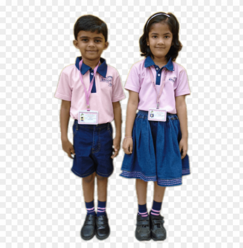 School Going Children PNG Image With Clear Background Isolation