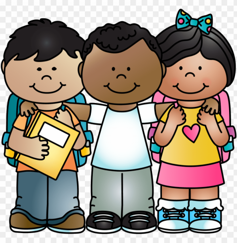 school going children PNG Image Isolated with Transparent Clarity