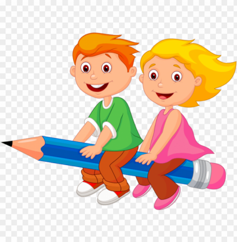 school going children PNG Image Isolated with Transparent Detail