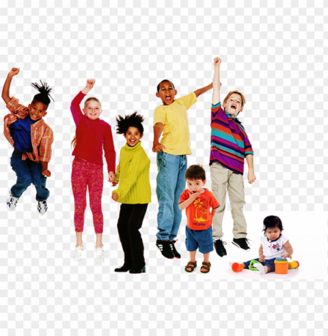 School Kids Playing Transparent PNG Image