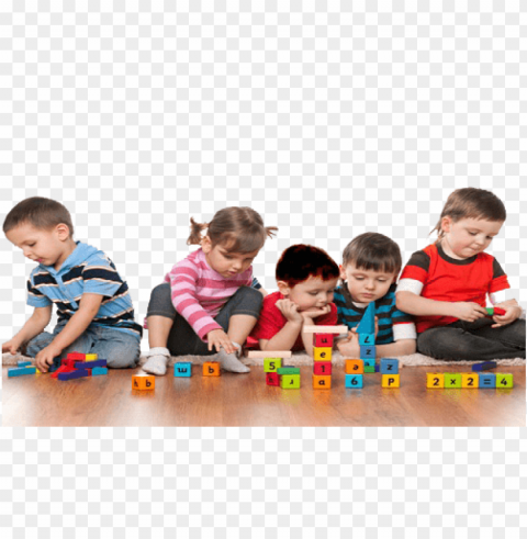 school kids playing Transparent PNG Isolated Design Element