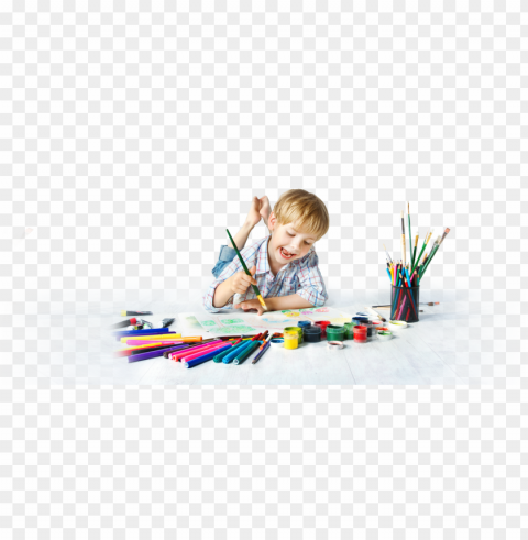 school kids playing Transparent PNG Isolated Subject