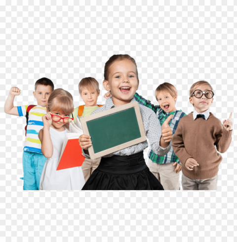 school kids playing High-resolution transparent PNG images set