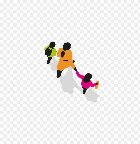 school kids walking Clean Background Isolated PNG Icon PNG transparent with Clear Background ID 9a73d724