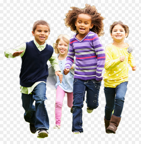 school kids walking Isolated Character in Transparent Background PNG