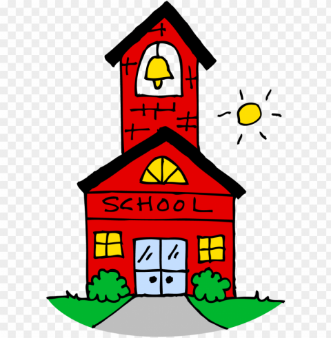 School Isolated PNG Element With Clear Transparency