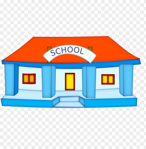 School Isolated PNG Image With Transparent Background