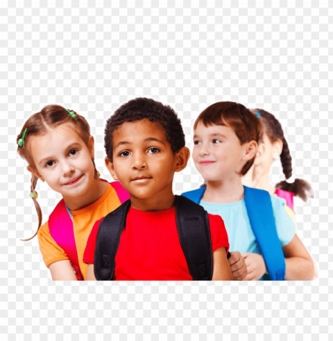 school students PNG Image with Isolated Subject