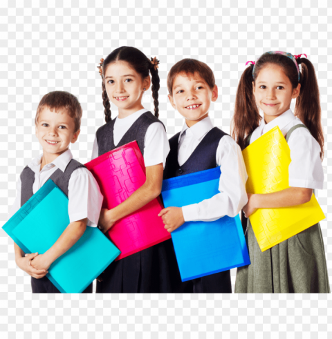 school students PNG image with no background