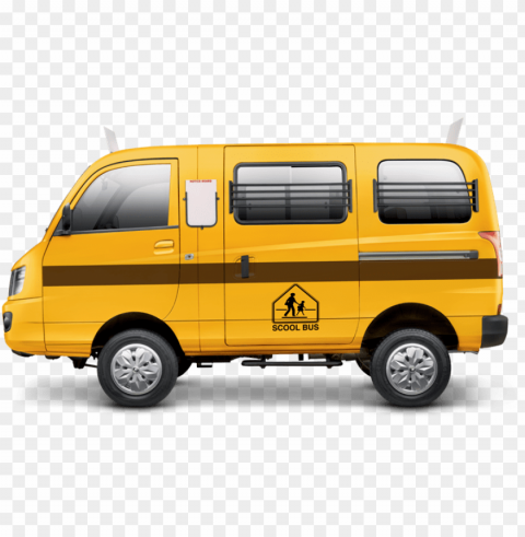 school van png Isolated Artwork on Transparent Background