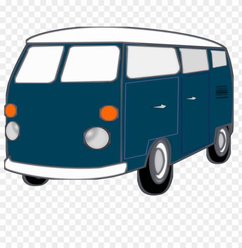 school van Isolated Character in Transparent PNG