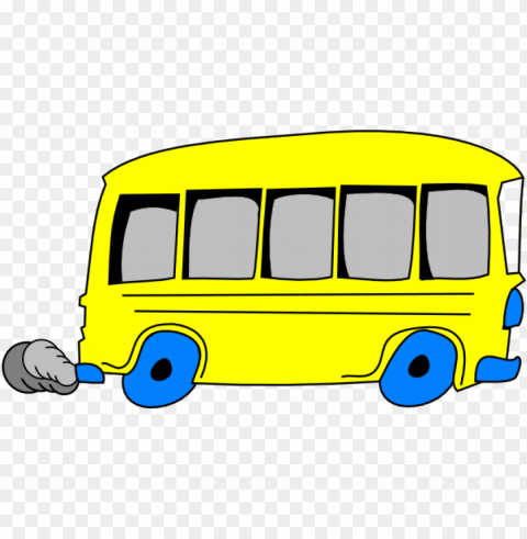 school van Isolated Character on Transparent PNG