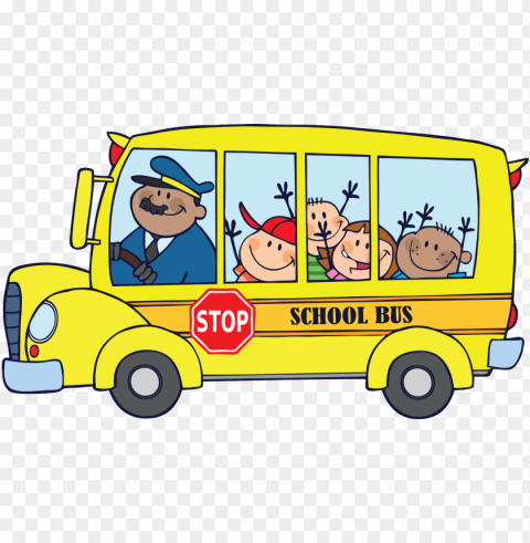 school van Isolated Design Element in HighQuality PNG