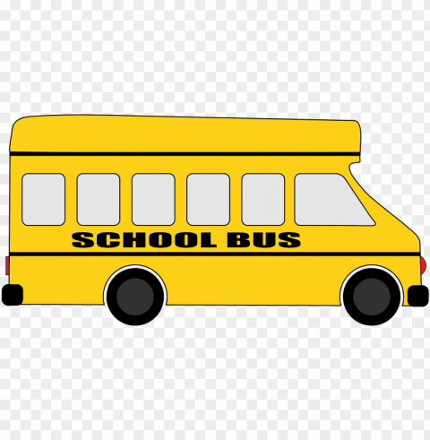 school van Isolated Design on Clear Transparent PNG