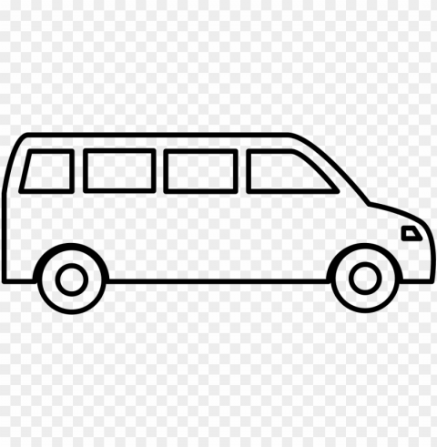 school van Isolated Element in Clear Transparent PNG