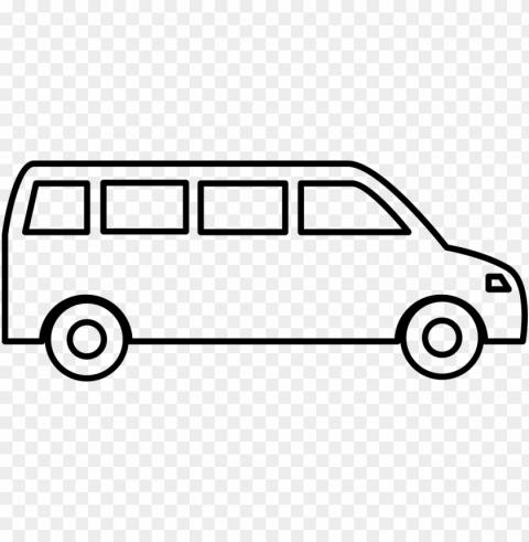 School Van Isolated Element In Clear Transparent PNG