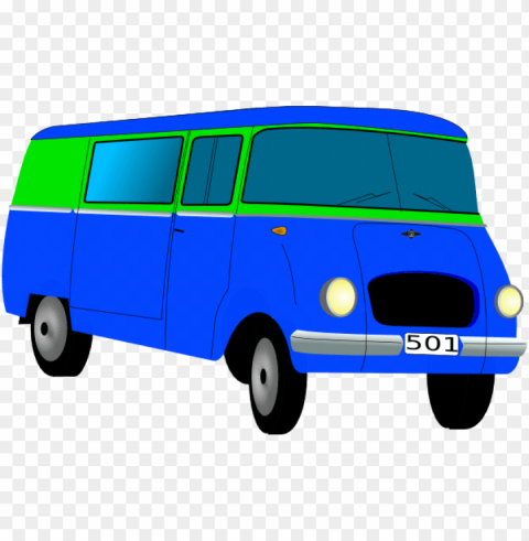 school van Isolated Element on HighQuality Transparent PNG