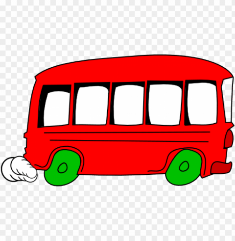 school van Isolated Element with Transparent PNG Background