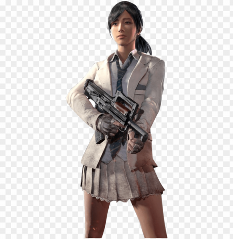 schoolgirl render cut by clipart library stock - pubg schoolgirl Transparent PNG graphics variety