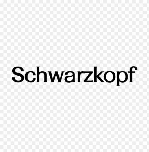 schwarzkopf black vector logo PNG images with no background necessary