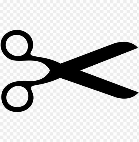 scissors icon black - scissors icon Transparent PNG Isolated Element with Clarity
