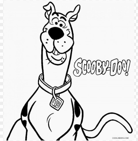 scooby doo coloring pages color Free transparent PNG