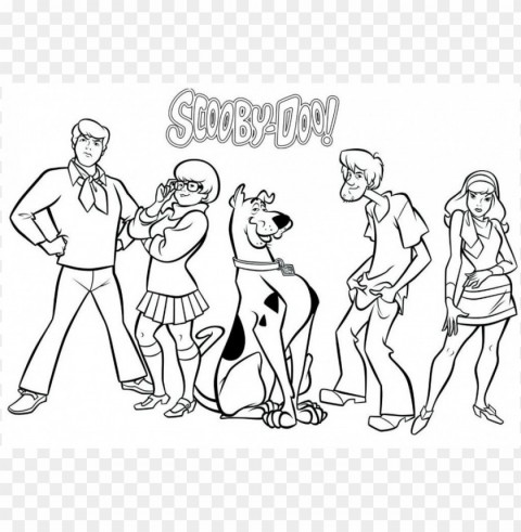 scooby doo coloring pages color High-resolution transparent PNG files