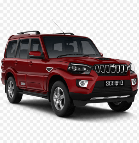 scorpio in red colour PNG transparent photos for presentations