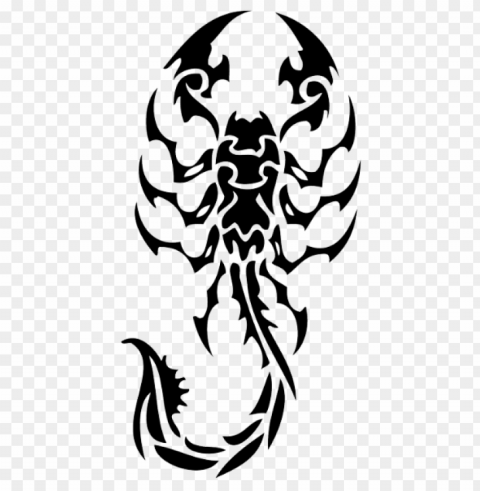 scorpion tattoo flat PNG images transparent pack