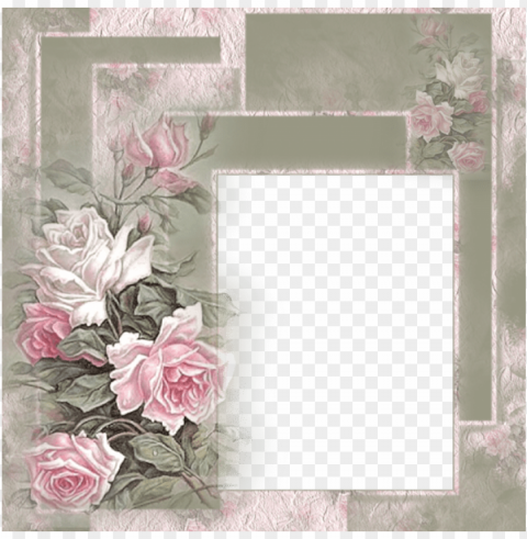 scrapbook frames scrapbook layouts scrapbook paper - cadre flower PNG Graphic Isolated on Clear Background Detail