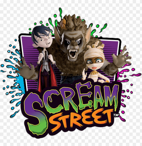 scream street book logo PNG transparent designs