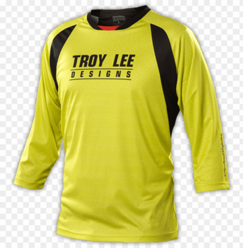 screaming logos - troy lee ruckus jersey spec lime PNG images with alpha transparency selection