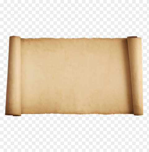 scroll paper landscape PNG with isolated background