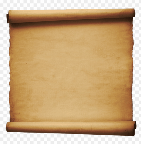 scroll paper old PNG with Isolated Object