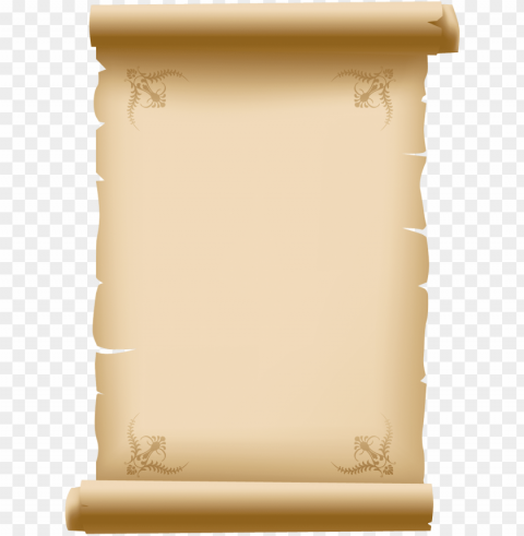 scroll paper - old paper scroll art PNG Graphic with Transparency Isolation