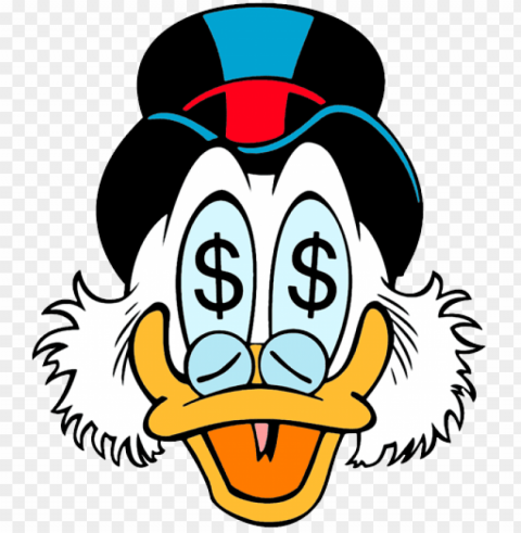 scrooge's face - scrooge mcduck head Clear pics PNG