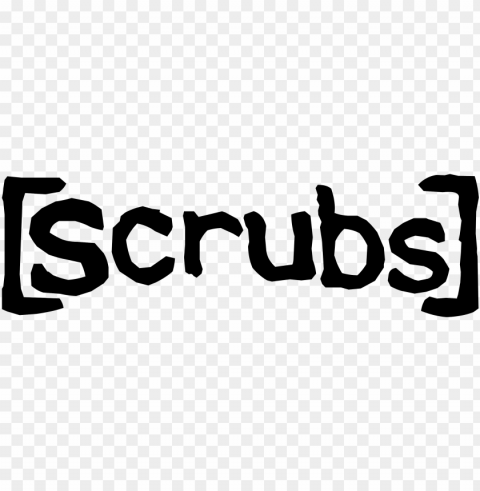 scrubs - scrubs tv show logo Isolated Design Element in PNG Format