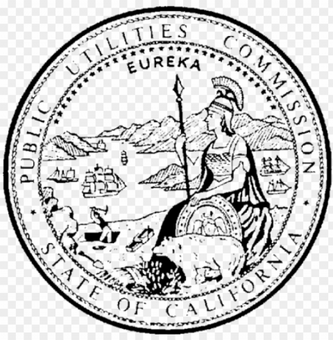 seal of the california public utilities commission - great seal of california PNG with isolated background