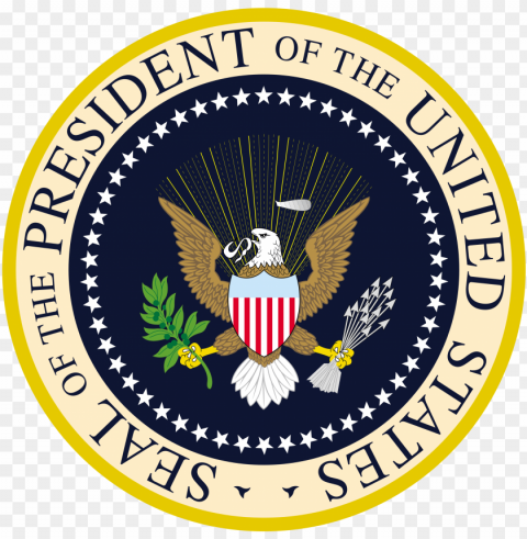 seal of the president us logo transparent - seal of the president of the united states PNG Graphic Isolated with Transparency
