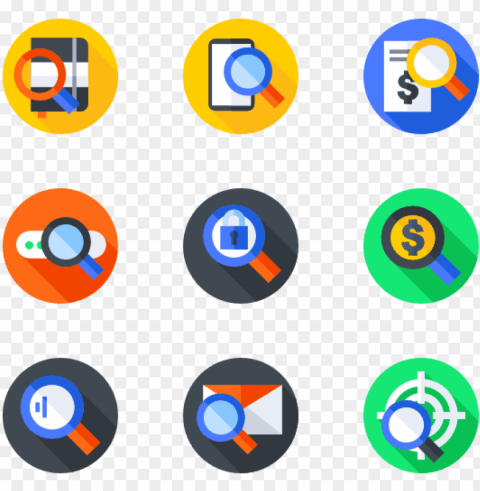 search 50 icons - icon Transparent image